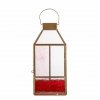 Różowy lampion Bloomingville z metalową ramą